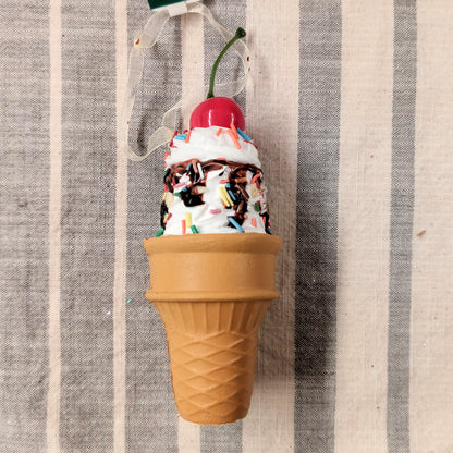 Ice Cream Cone Ornament