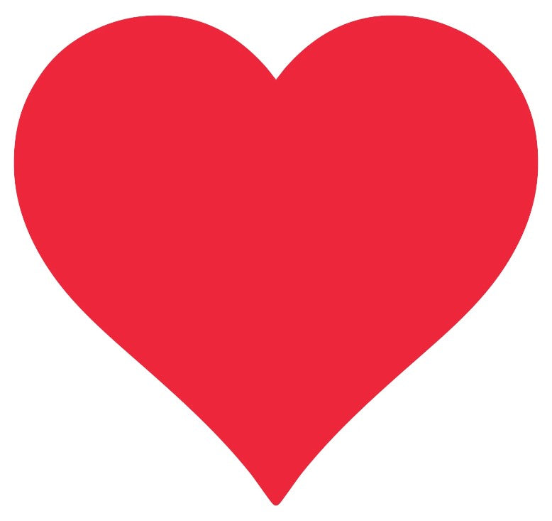 Die Cut Heart Placemat 12pk