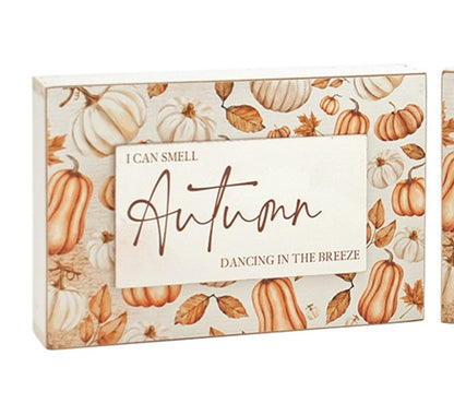 Fall Box Sign