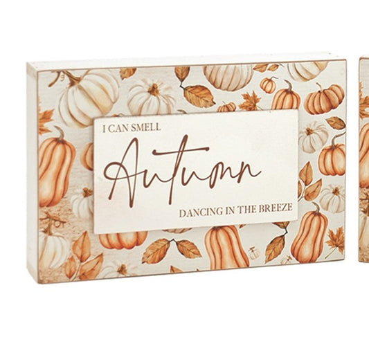 Fall Box Sign