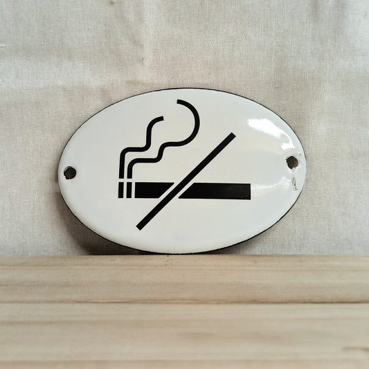 Metal No Smoking Sign