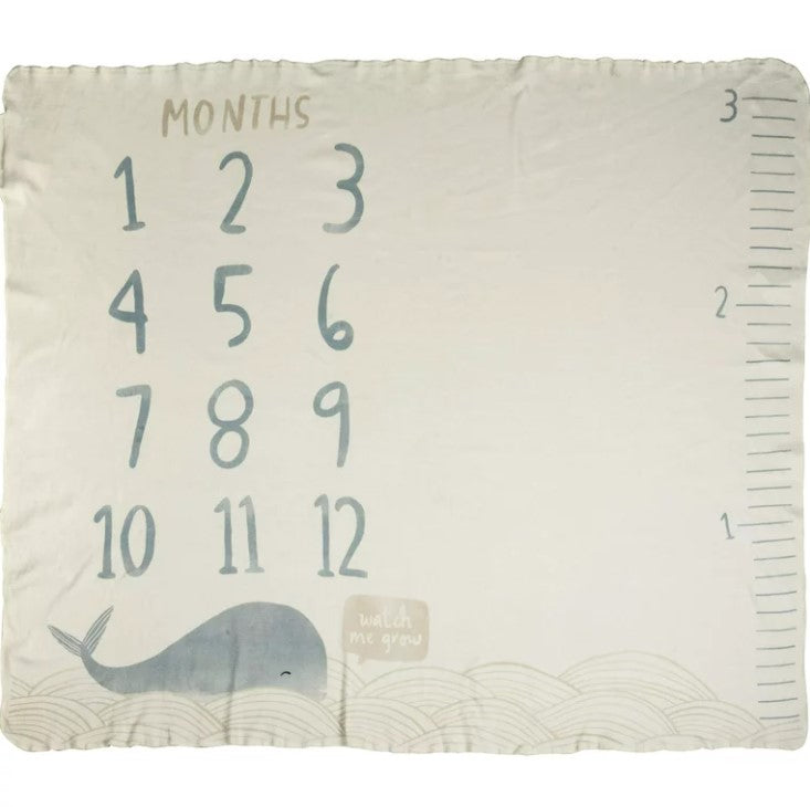 Milestone Blanket - Whale