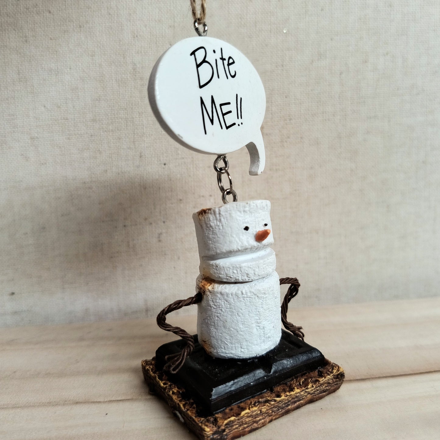 S'mores Snowman Ornament
