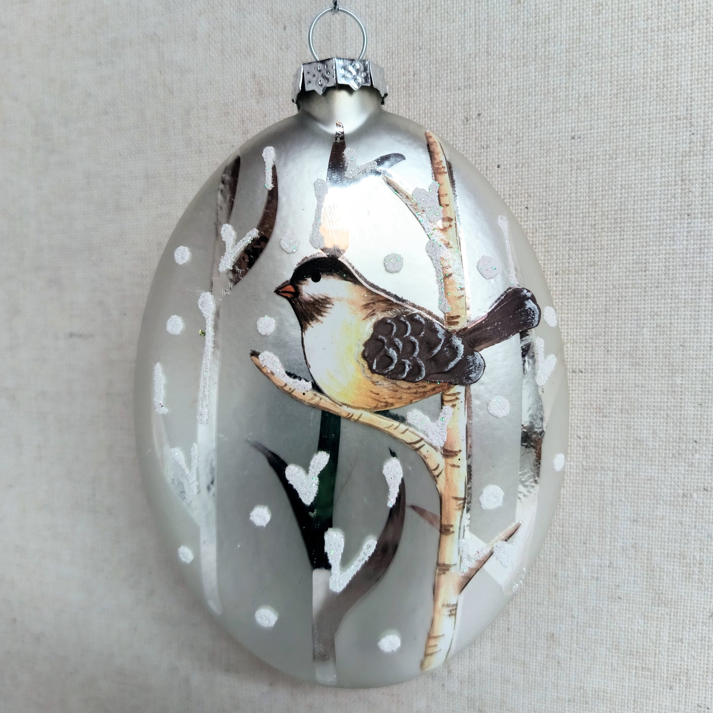 4.5" Bird Disc Ornament