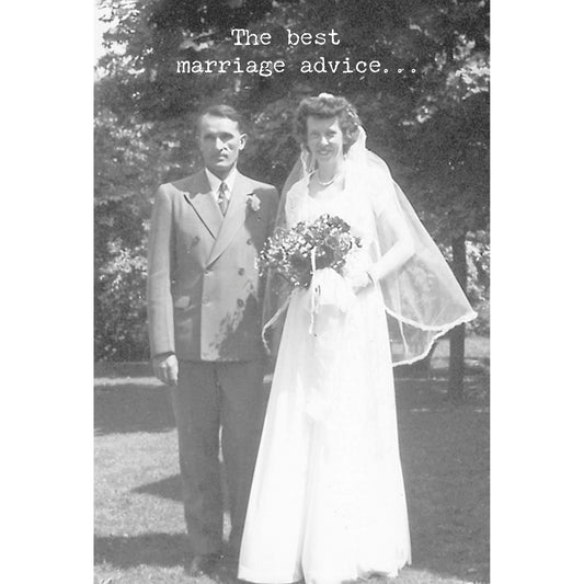 Greeting Card - Best Marriage Advice