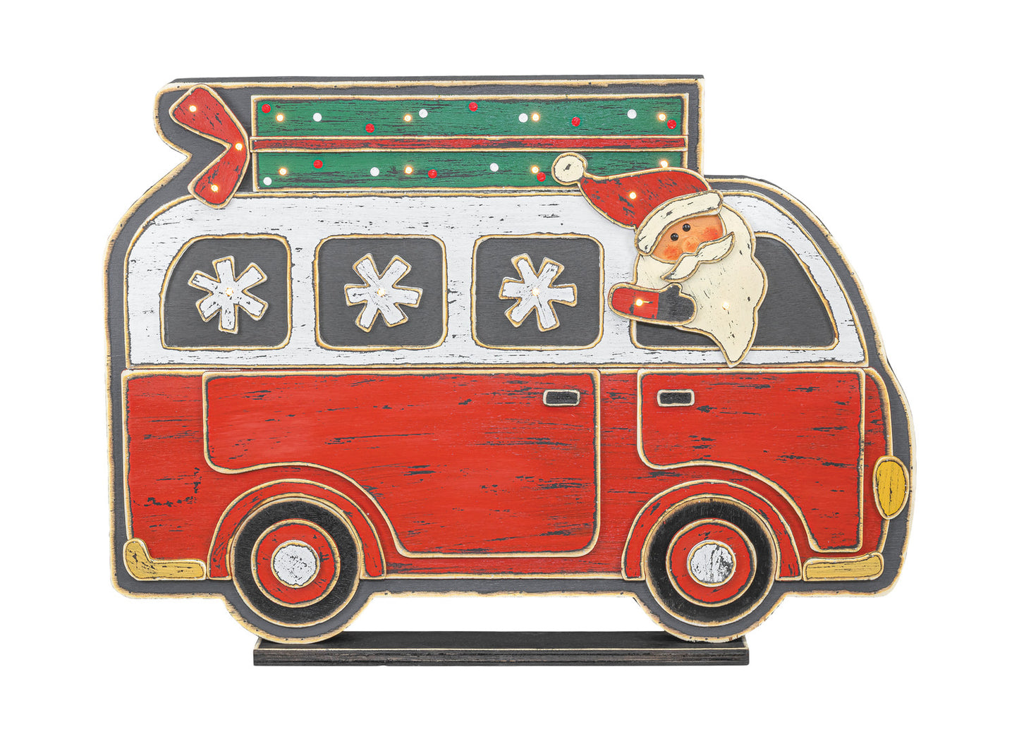 Santa's Camper Light-Up Decor
