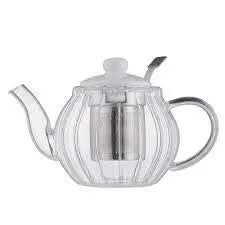 Price & Kensington Luxe Glass 2 Cup Teapot w/filter