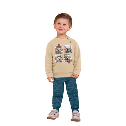 Cozy Dog Sweatshirt Set