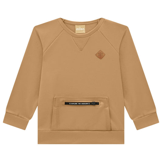 Boys Tan Sweatshirt