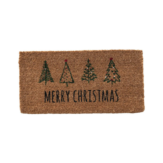 Natural Coir "Merry Christmas" Doormat