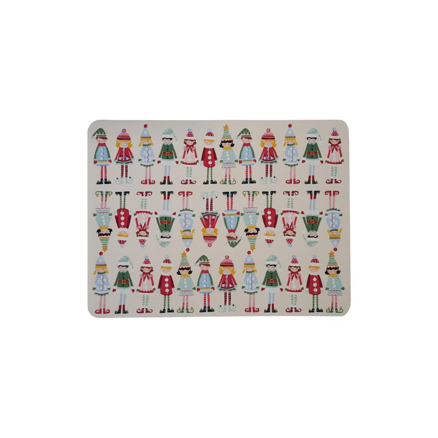 Silicone Santa's Elves Scene Baking Mat