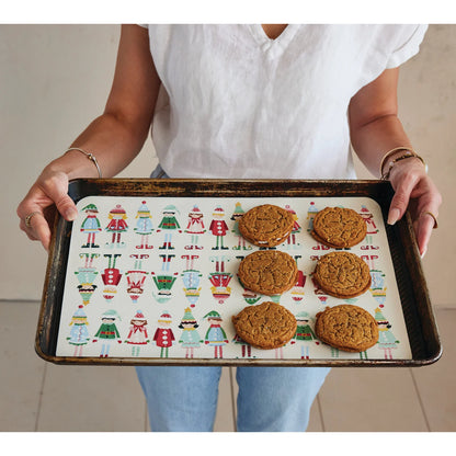 Silicone Santa's Elves Scene Baking Mat