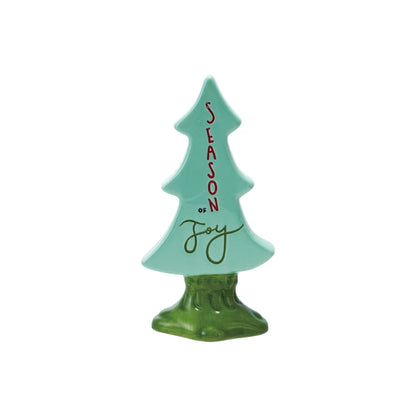 Hand-Painted Stoneware Tree "Season Of Joy"