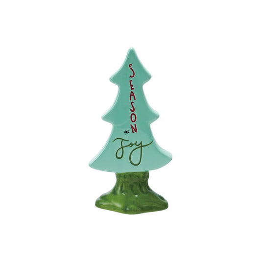 Hand-Painted Stoneware Tree "Season Of Joy"